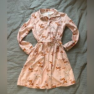 Carter's Pink Dress with Fox Print